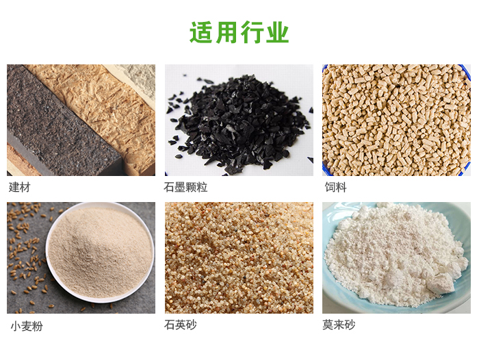 高頻振動篩主要用于化工，建材，石墨顆粒，飼料，小麥粉，石英砂，豆漿，果汁等各種物料的干法、濕法篩分、分級、脫水，過濾。